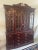 Traditional 1998 Knob Creek Breakfront China Bookcase Lighted Curved Glass Doors For Sale - Image 3 of 10