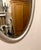 Antique Beveled Silver Leaf Oval Mirror For Sale - Image 10 of 11