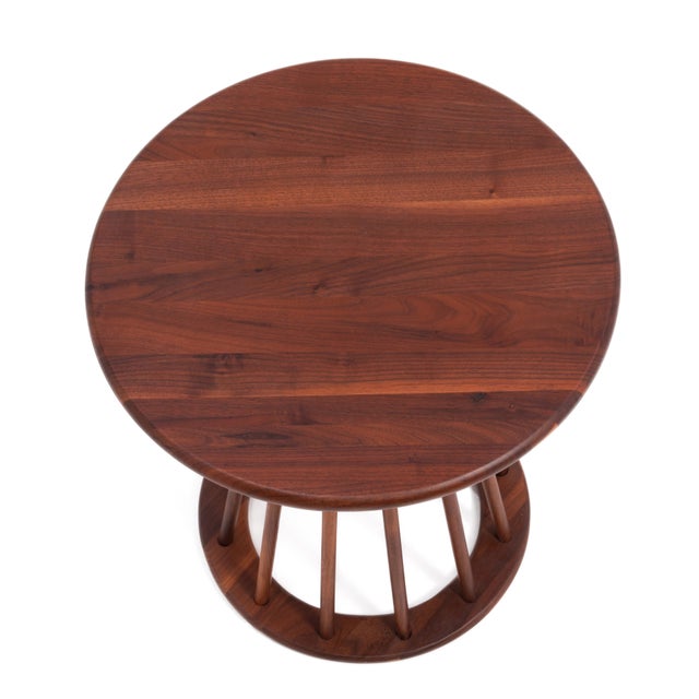 Arthur Umanoff Washington Woodcraft Solid Walnut Side Table Mid Century 1950s For Sale In Philadelphia - Image 6 of 10