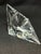 Mid-Century Modern 1950s Pair Baccarat Diamond Crystal Ashtrays For Sale - Image 3 of 8