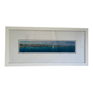 Nautical g.s. Hill "Easton Street View, Nantucket" Artist Proof Print, Framed For Sale