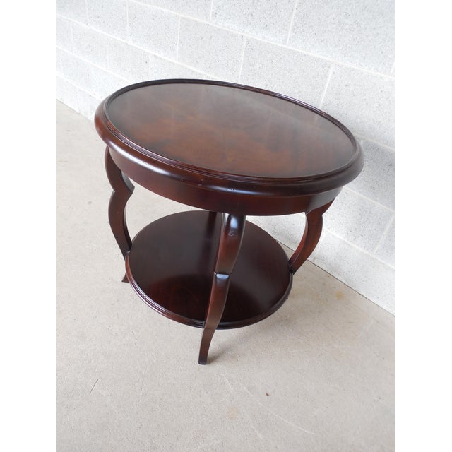 Baker Milling Road Round Mahogany Accent Table Chairish