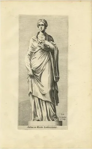 Perrier, Statue of a Sabine Woman in Rome, Italy, 1660, Print