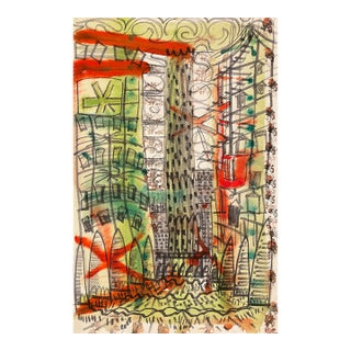 1953 Robert Colborne New York Mid Century Painting For Sale