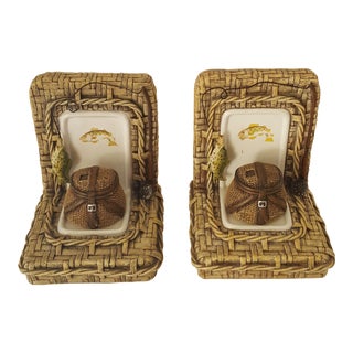 Seymour Mann Fisherman Bookends - A Pair For Sale