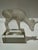 Art Deco Late 20th Century Lalique France Grazing Deer Fawn Frosted Crystal Figurine Paperweight For Sale - Image 3 of 8