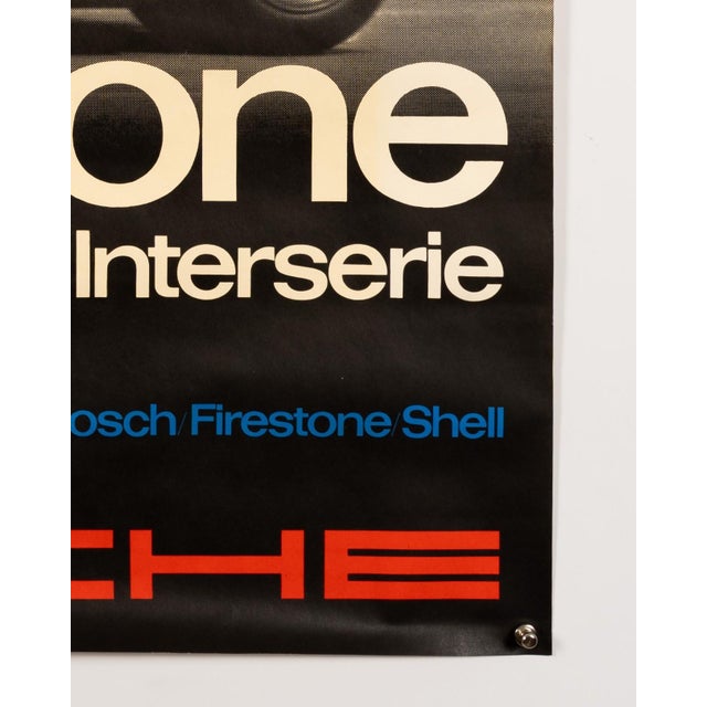 Vintage Original Porsche Poster by Atelier Strenger, 1972 For Sale - Image 6 of 9