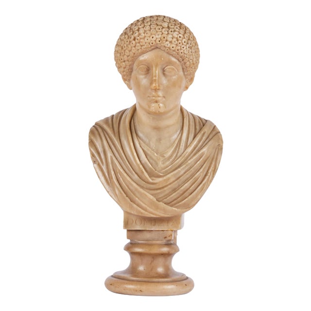 Alabaster Bust of a Roman Empress, circa 1820 For Sale