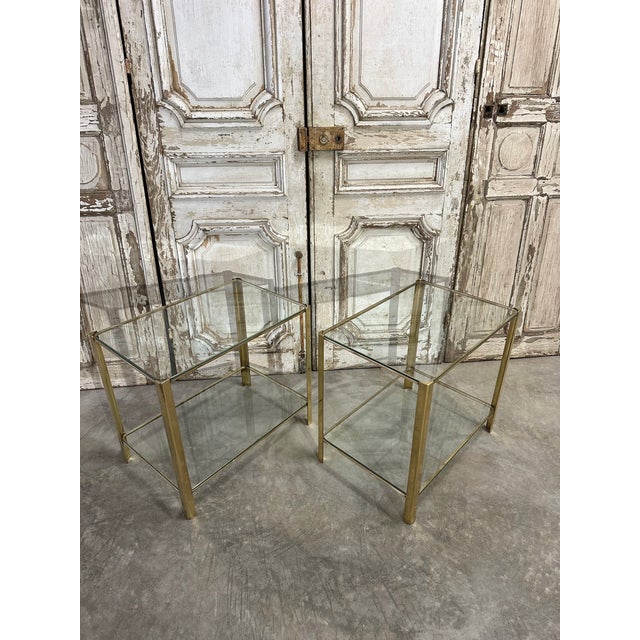 Bronze Sofa Side Tables by Jacques Quinet, 1960s, Set of 2 For Sale - Image 10 of 14