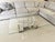 Postmodern Signed Jeffrey Bigelow Lucite & Bronze Coffee Table, C. 1992 For Sale - Image 3 of 12
