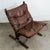 1960s Mid Century Danish Modern Lounge Chair Brown Leather Attributed to Ingmar Relling For Westnofa For Sale In Sacramento - Image 6 of 9