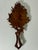 Signed Black Forest Edelweiss Hand Mirror- Circa 1920 For Sale - Image 9 of 9