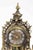 Victorian Brass and Art Glass Table Clock, UK, Late 19th Century For Sale - Image 4 of 6