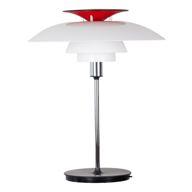 Vintage PH 80 Table Lamp by Poul Henningsen for Louis Poulsen, 1974 For Sale