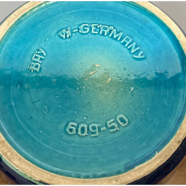 1970s Rimini Blue Floor Vase by Bodo Mans for Bay Keramik, 1960s For Sale - Image 5 of 6