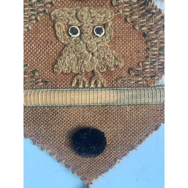 Tapestry Vintage Woven For Sale - Image 4 of 5