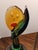Luigi Mellara "Homage to Picasso" An absolute masterwork of late-20th-century Murano artistry, this monumental 15.5-inch...