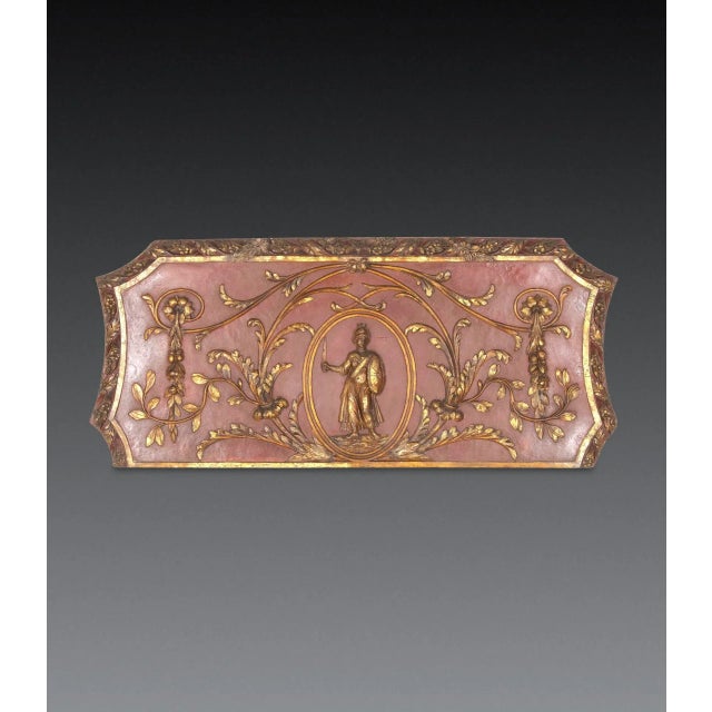 Red French Carved Door Wall Panel, 1840s For Sale - Image 8 of 8