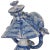 White Ceramic Figurine Fall in Blue the Seasons by Bjørn Wiinblad For Sale - Image 8 of 10