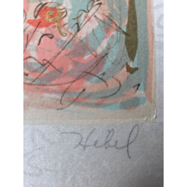1970s Edna Hibel "Young Manchu on Silk" - Li271 XII 3/12 Ed 475 - Signed Lithograph - 12 X 17.5 - Child Portrait Unframed For Sale - Image 6 of 11