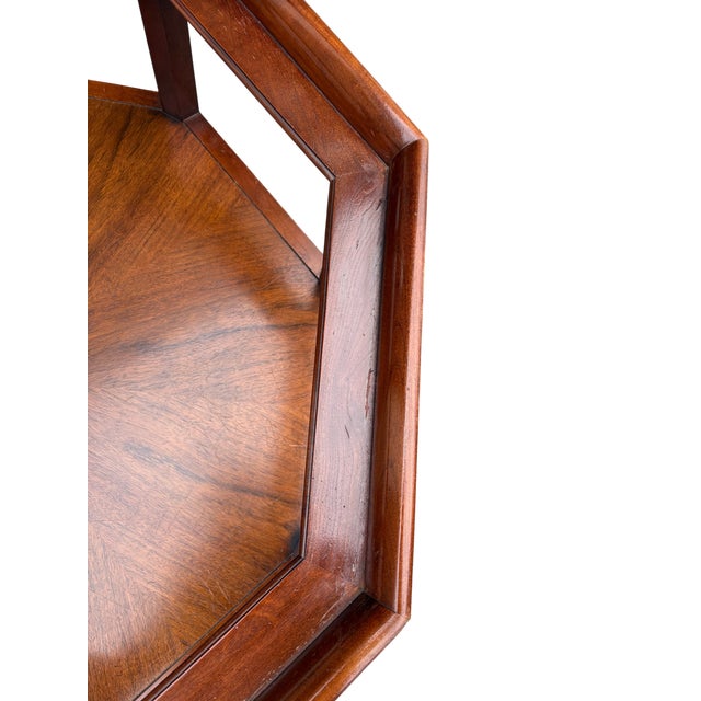 Mid 20th Century Baker Furniture Attributed Octagonal Coffee Table For Sale - Image 11 of 18