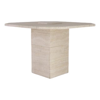 Italian Travertine Table, Antique, Italy, Circa 1970 For Sale