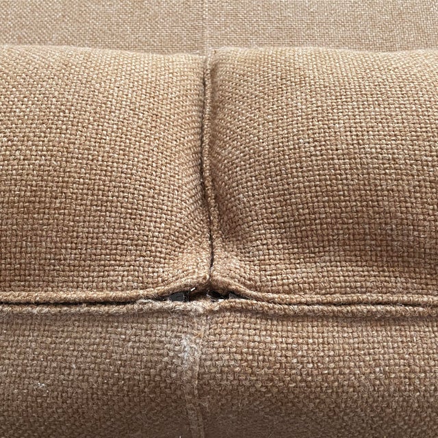Italian Modern Brown Fabric Le Bambole Bed by Mario Bellini for B&B, 1980s For Sale - Image 9 of 17