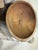 Antique American Walnut Lathe-Turned Herb Chopping Bowl With Hand-Forged Mezzaluna For Sale - Image 4 of 4