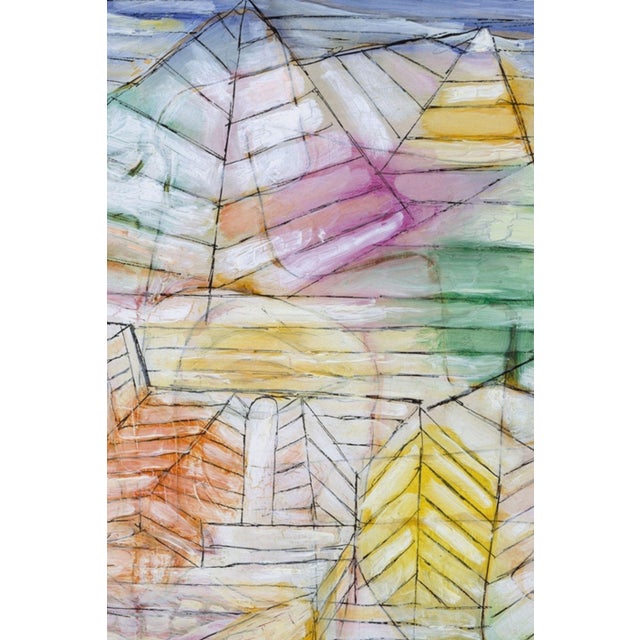 Contemporary 1920 Theater Mountain Construction Modernist Multicolor Fine Art Print by Paul Klee — 12" X 18" For Sale - Image 3 of 8