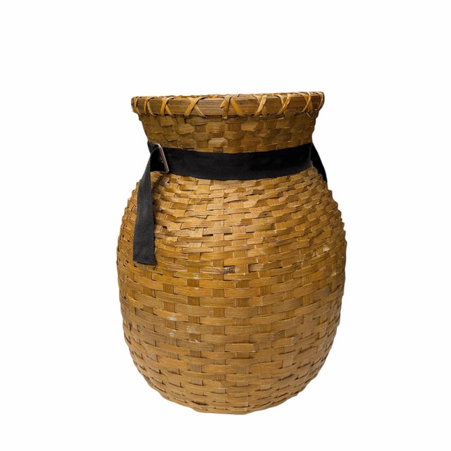 Vintage Adirondack Backack Basket For Sale - Image 4 of 7