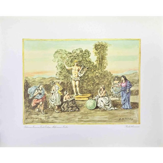 Giorgio De Chirico, The Muses, Vintage Offset Print, 1962 For Sale