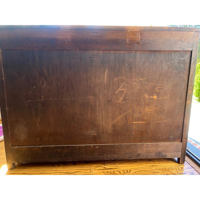 Wood 1930s Art Deco Walnut Waterfall Chest of Drawers For Sale - Image 7 of 10