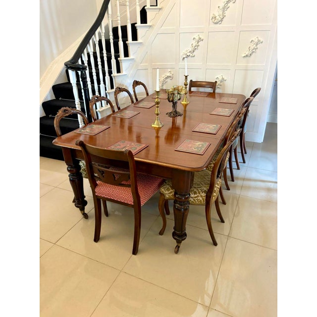 Mid 19th Century Antique Victorian Quality Mahogany 10 Seater Extending Dining Table, 1850 For Sale - Image 5 of 13