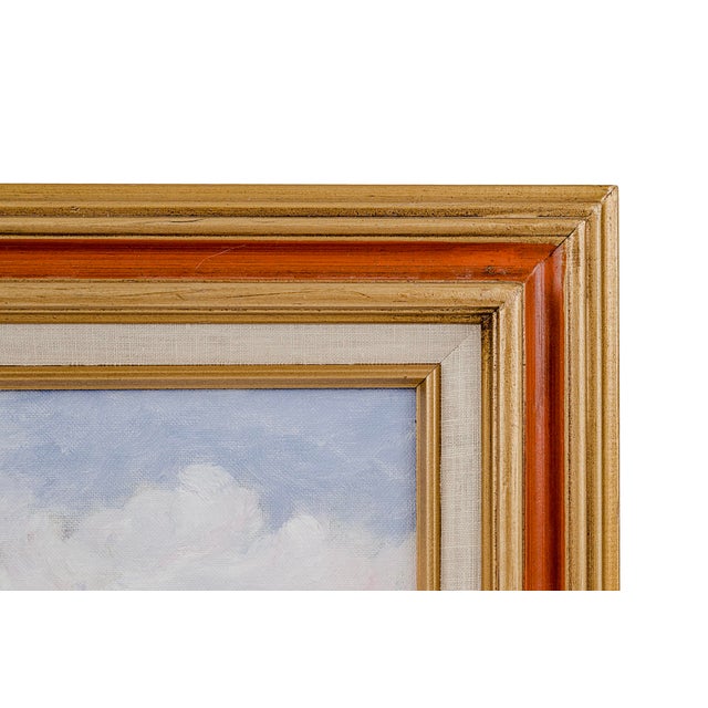 Vintage Oil Painting Landscape by Frances Wyckoff For Sale - Image 4 of 5