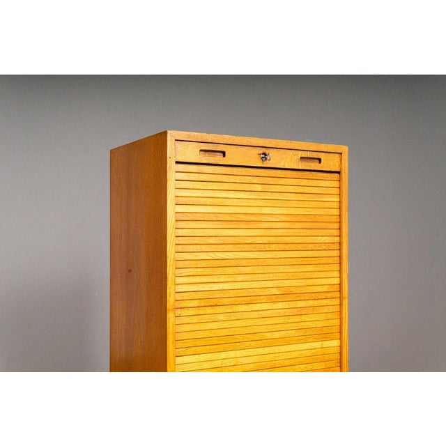 Mid-Century Modern Roller Shutter Wardrobe For Sale - Image 6 of 18