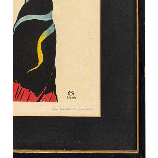 Vintage Henri De Toulouse-Lautrec Jane Avril Musée d'Albi Lithograph Numbered 206 of 350 For Sale - Image 10 of 11