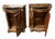 Pair of Circa 1800s Napoleon III Style Marquetry Cabinets For Sale - Image 4 of 15