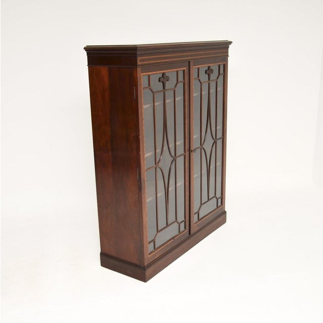 1900 - 1909 Antique Edwardian Bookcase, 1900s For Sale - Image 5 of 13