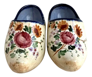 Vintage Porcelain Trinket Holders, Belgium, 1960s, Set of 2