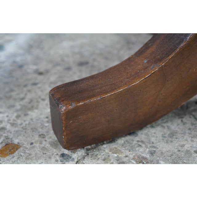 Antique b.l. Marble Chair Co Mission Arts & Crafts Oak Coat Hat Hall Tree 73" For Sale - Image 10 of 17
