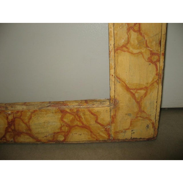 Wood Antique Marbled Frame, Late 17th Century For Sale - Image 7 of 18