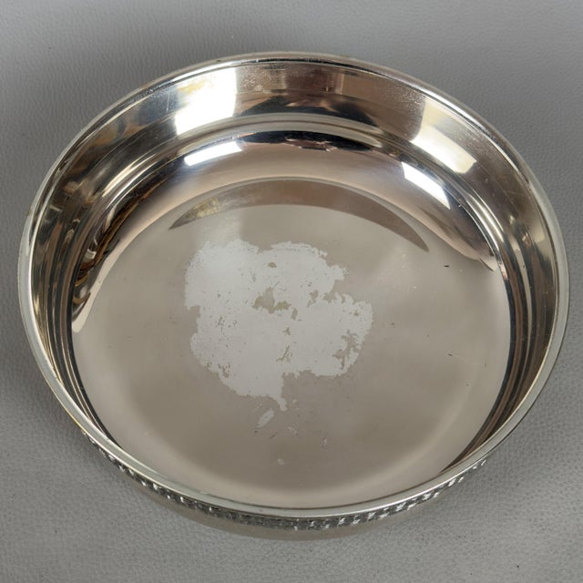 Italian Silver-Plated Fruit Bowl For Sale - Image 4 of 11