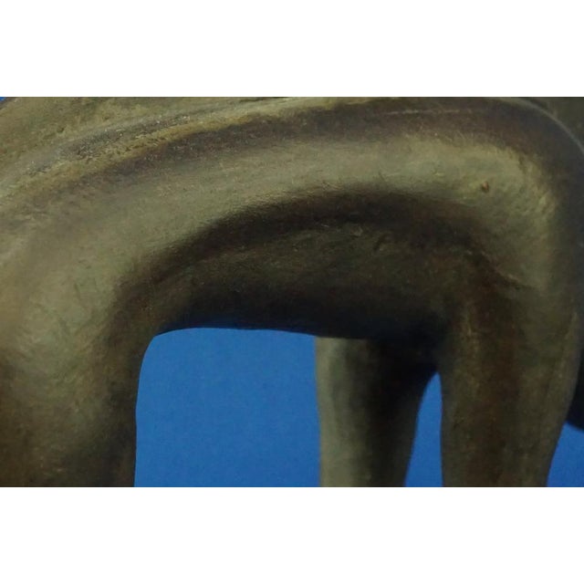 Futurist Ceramic Sculpture Depicting a Baby Wild Boar by Bottega Riccardo Gatti Faenza, Italy, 20th Century For Sale - Image 15 of 18