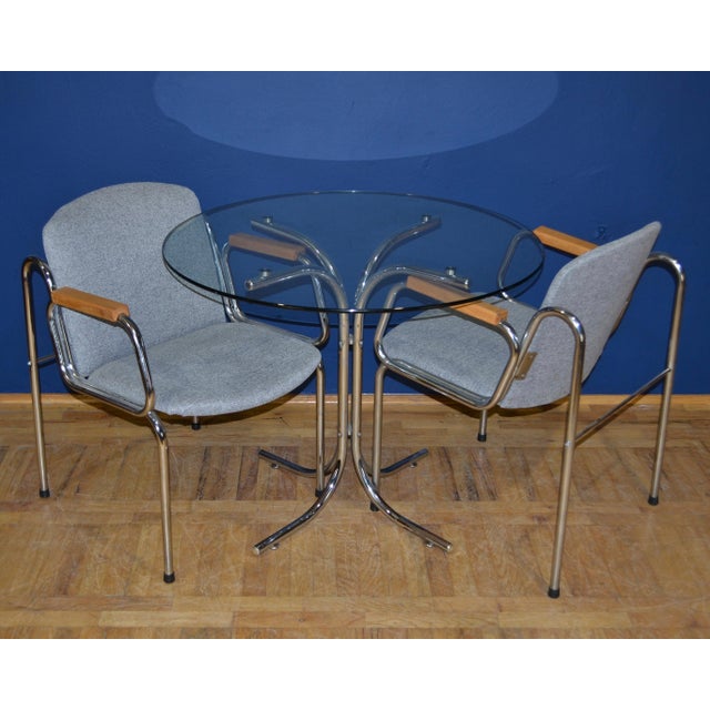 Mid-Century Modern Vintage Hungarian Dodó Chair, 1960s, Set of 3 For Sale - Image 3 of 6