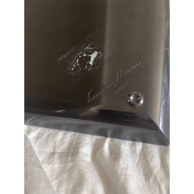 Mid-Century Modern Vintage Couroc of Monterey Serving Tray- Rare Oil Derrick For Sale - Image 3 of 5
