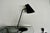 Black French Desk Lamp attributed to Jacques Biny, 1950s For Sale - Image 8 of 9