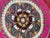 Pair of 19 Century Antique Silk Suzani Wall Hanging For Sale - Image 10 of 10