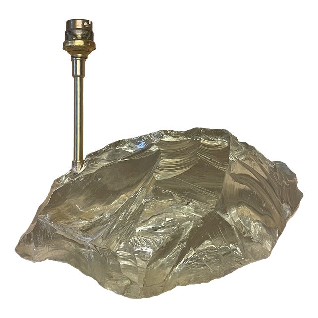 Art Deco Cut Glass Table Lamp by Jean-Michel Frank, 1930s For Sale