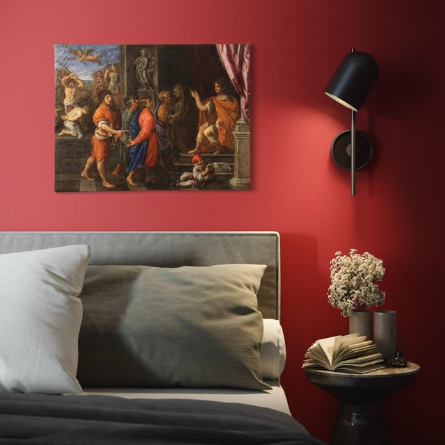 Italian Artist, The Martyrdom of the Four Crowned Saints, 1660, Oil on Canvas For Sale - Image 13 of 15