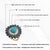 14k Yellow Gold 8.41ct Turquoise, Blue Sapphire & Diamond Floral Art Deco Ring Size 6.5 For Sale - Image 13 of 18